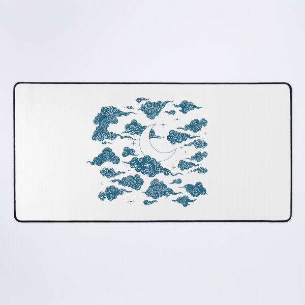 Item preview, Night sky - moon and clouds designed and sold by PixiePaletteP.