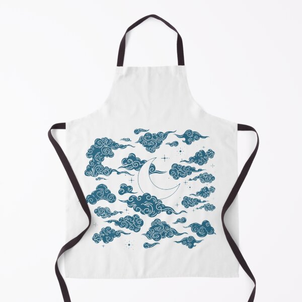 Item preview, Night sky - moon and clouds designed and sold by PixiePaletteP.