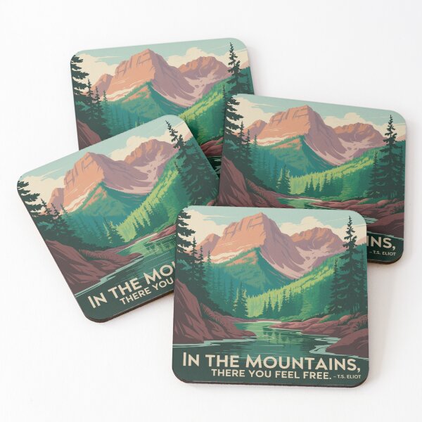 Item preview, Free In The Mountains designed and sold by NicolasGlowArt.