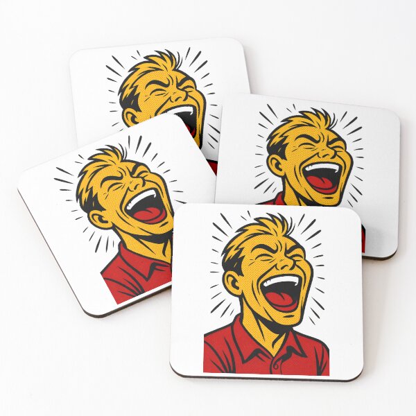 Item preview, Hysterical Laughing Reaction Face designed and sold by Uglyandcute.