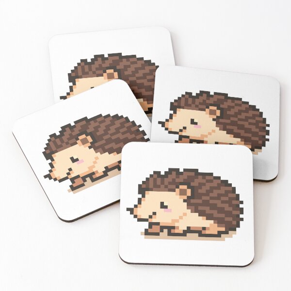 Item preview, Tiny Pixel Hedgehog – Restful Crawler designed and sold by retro_pixel.