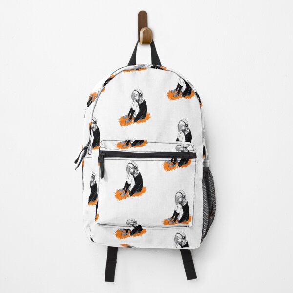 Item preview, Melancholic Anime Girl Listening to Music Black and Orange Design designed and sold by Colorful-Garden.