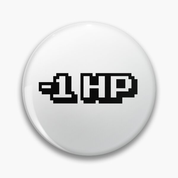 Item preview, -1 HP, Gaming Memes in Pixel Typography designed and sold by Memes N Lore .