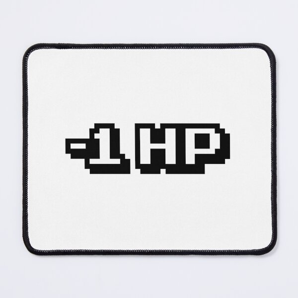 Item preview, -1 HP, Gaming Memes in Pixel Typography designed and sold by Memes N Lore .