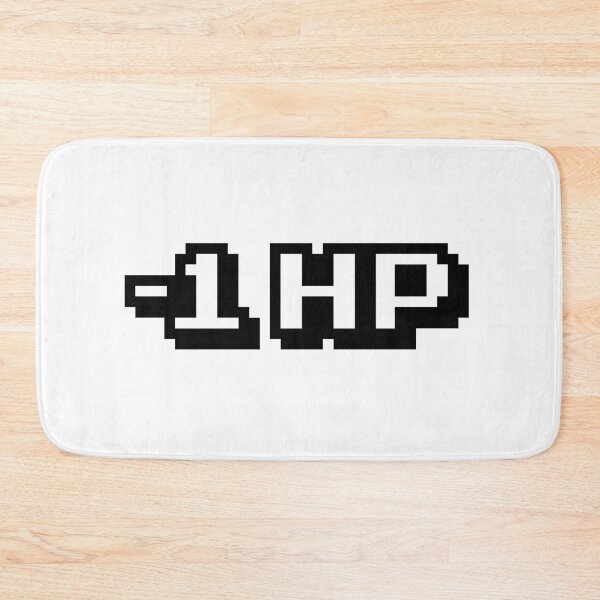 Item preview, -1 HP, Gaming Memes in Pixel Typography designed and sold by Memes N Lore .