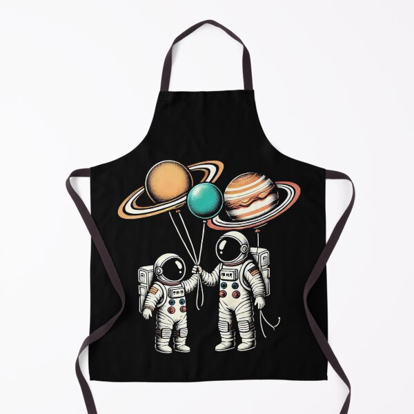 Item preview, Astronaut With Planet Balloons Cosmic Celebration designed and sold by Jcat7.