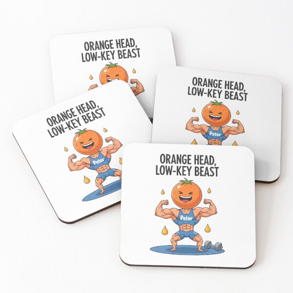 Item preview,  Orange Head Low Key Beast Funny Gym Workout Motivation Fitness Meme Shirt designed and sold by AnnDesignStudio.