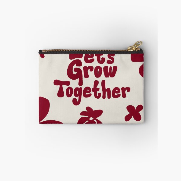 Item preview, maroon lets grow together - retro groovy floral print  designed and sold by jessicaleah15.