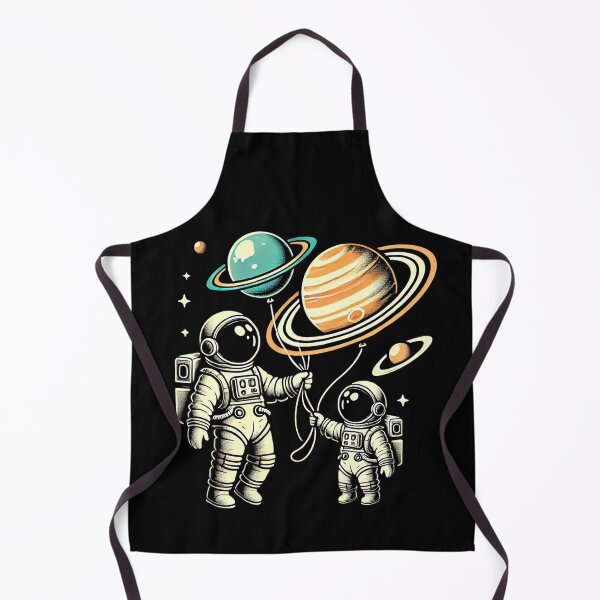Item preview, Astronaut With Planet Balloons Cosmic Celebration designed and sold by Jcat7.