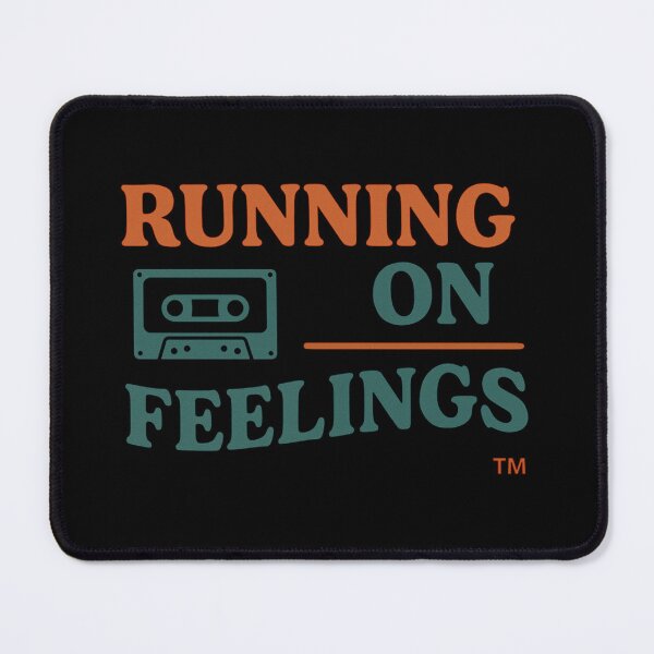 Item preview, Running on Feelings – Pastel Emotional Aesthetic Sticker designed and sold by Design_Your_Day.