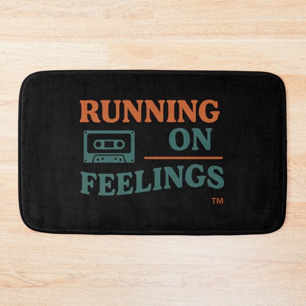 Item preview, Running on Feelings – Pastel Emotional Aesthetic Sticker designed and sold by Design_Your_Day.