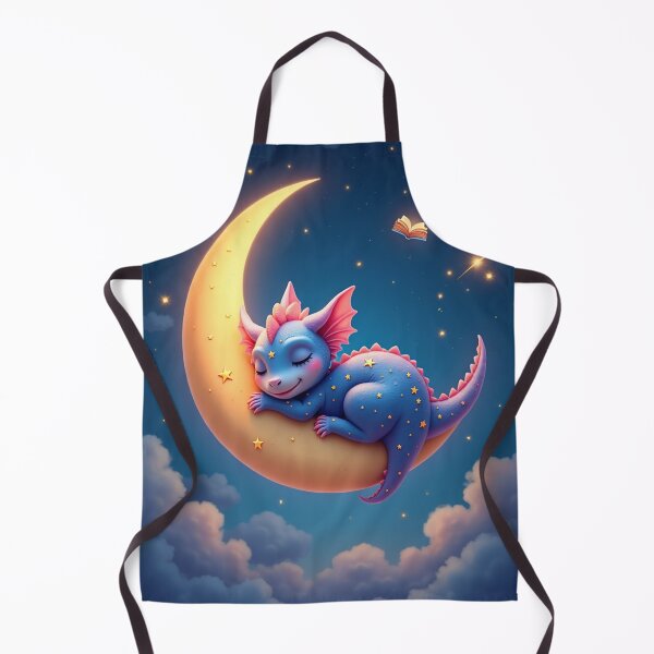 Item preview, Dreaming Dragon on the Moon designed and sold by Valora and Fern.