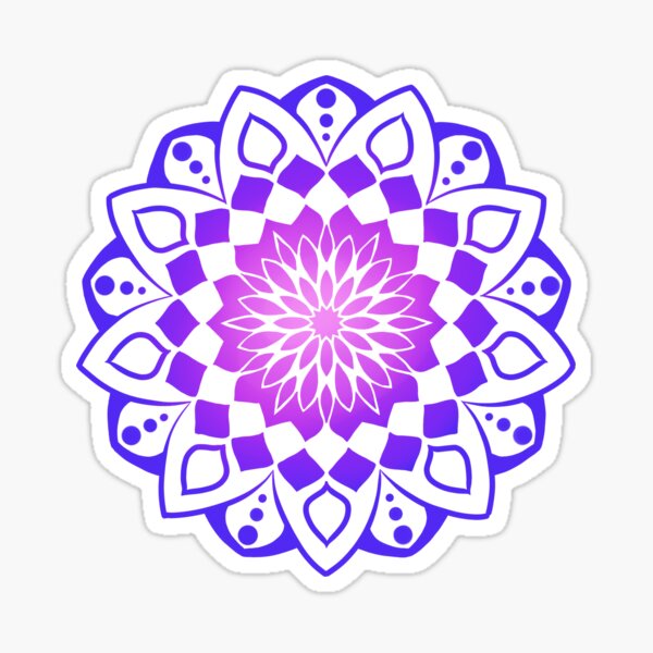 Item preview, Pink and Purple Gradient Mandala designed and sold by LokisCraft.
