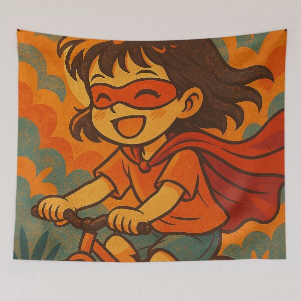 Item preview, Super Girl Adventure Bike designed and sold by JonelleTshirts.