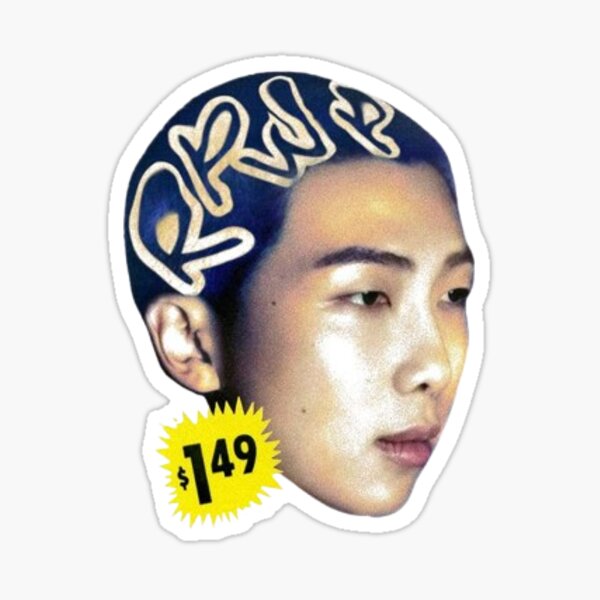 rm namjoon rpwp head Sticker