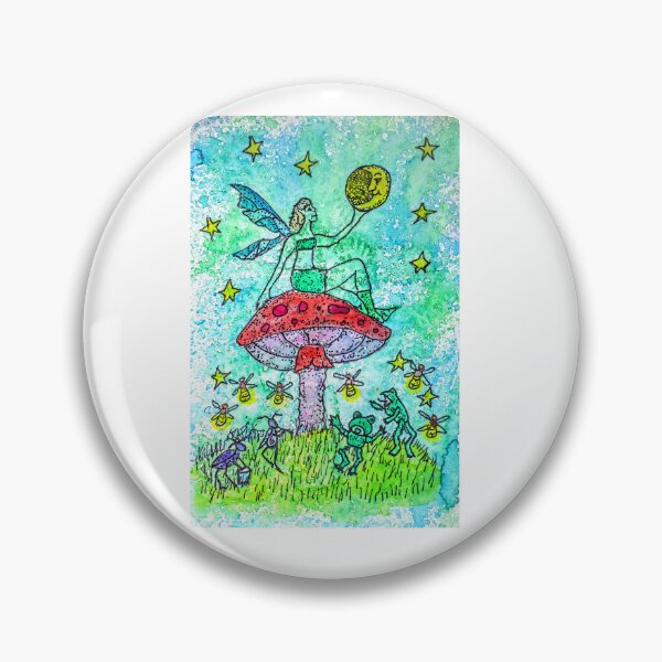 Item preview, The Mushroom Fairy and the Moon designed and sold by AngelWingArt.