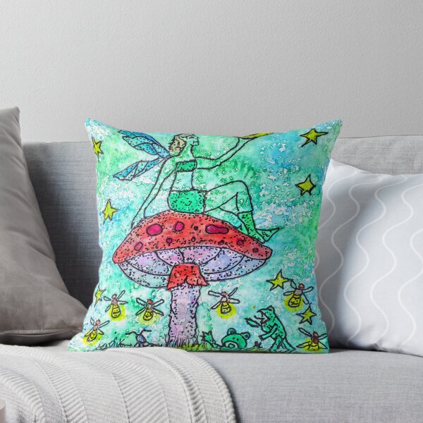 Item preview, The Mushroom Fairy and the Moon designed and sold by AngelWingArt.