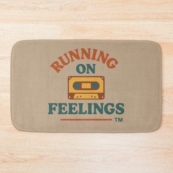 Item preview, Running on Feelings – Pastel Emotional Aesthetic Sticker designed and sold by Design_Your_Day.