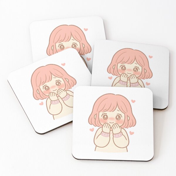 Item preview, Blushing Shy Reaction Face designed and sold by Uglyandcute.
