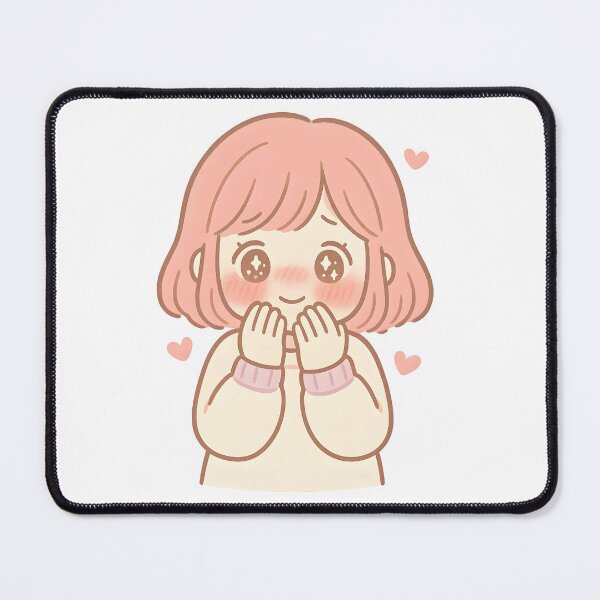 Item preview, Blushing Shy Reaction Face designed and sold by Uglyandcute.
