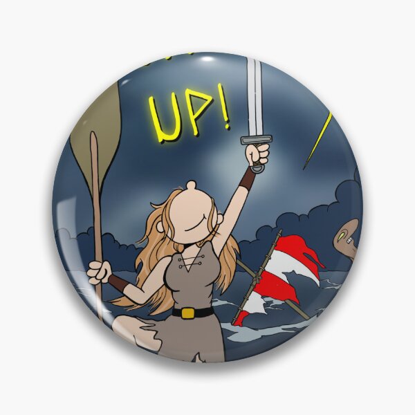 Item preview, Viking Shieldmaiden in the Storm designed and sold by 9Welten.