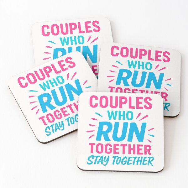 Item preview, Couples Who Run Together, Stay Together designed and sold by NerdyRunner.