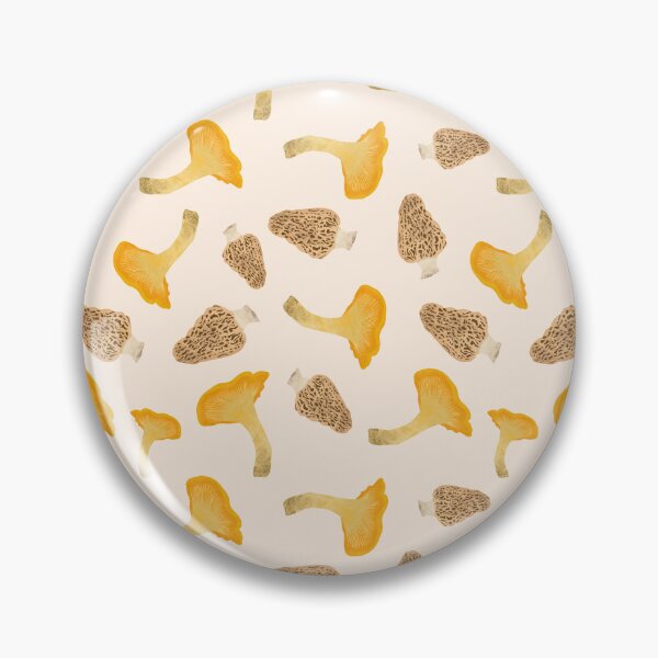 Item preview, Pale mushroom pattern  designed and sold by Of Ink and Earth.
