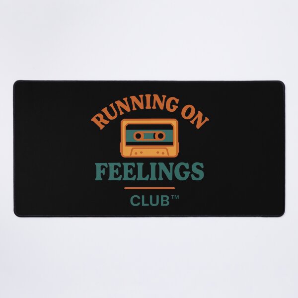 Item preview, Running on Feelings – Pastel Emotional Aesthetic Sticker designed and sold by Design_Your_Day.