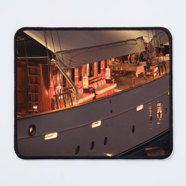 Item preview, Evening Elegance – Luxury Yacht at Dusk designed and sold by Chen He.