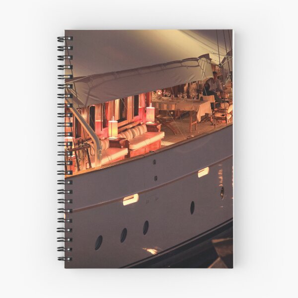 Item preview, Evening Elegance – Luxury Yacht at Dusk designed and sold by Chen He.