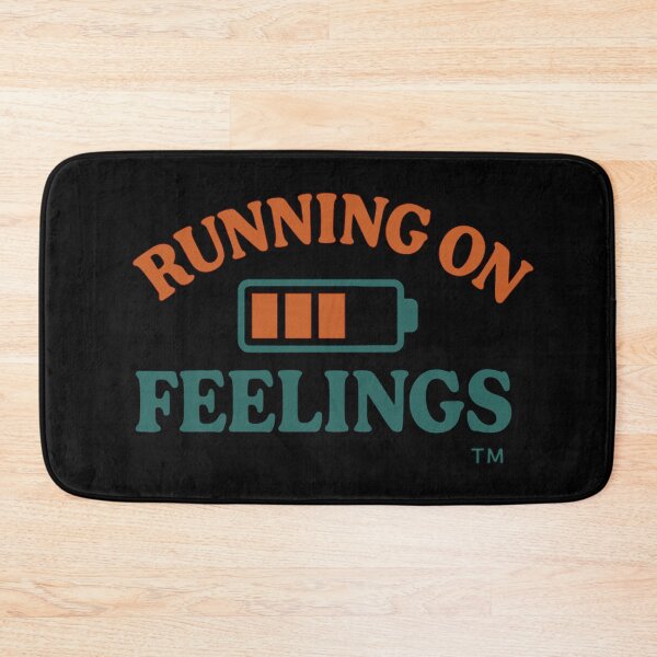 Item preview, Running on Feelings – Pastel Emotional Aesthetic Sticker designed and sold by Design_Your_Day.