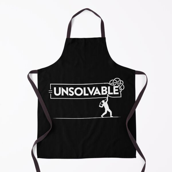 Item preview, UNSOLVABLE – Minimalist Math Chaos & Brain Fog Art designed and sold by the science zoo.