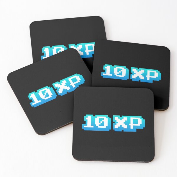 Item preview, 10 XP, Experience Points Gaming Memes in Teal Blue designed and sold by Memes N Lore .