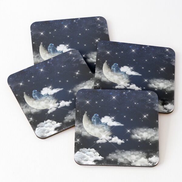 Item preview, Lunar Silence – Astronaut on the Moon designed and sold by Heavenly-Cloudz.