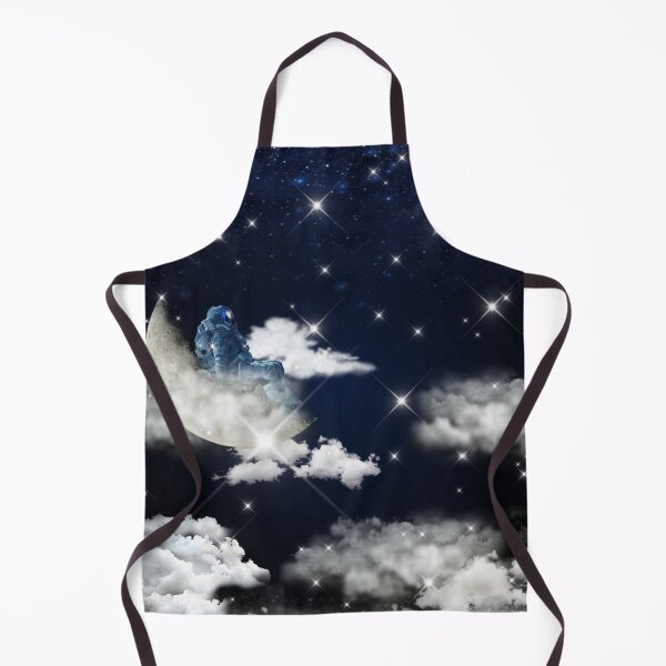 Item preview, Lunar Silence – Astronaut on the Moon designed and sold by Heavenly-Cloudz.