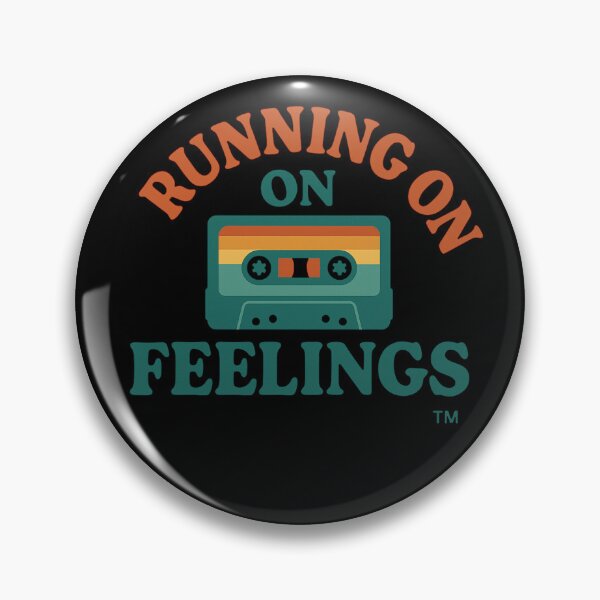 Item preview, Running on Feelings – Pastel Emotional Aesthetic Sticker designed and sold by Design_Your_Day.