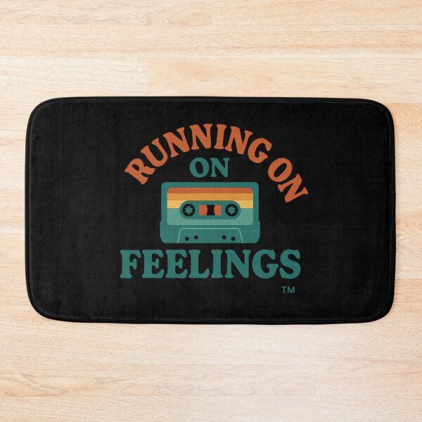 Item preview, Running on Feelings – Pastel Emotional Aesthetic Sticker designed and sold by Design_Your_Day.