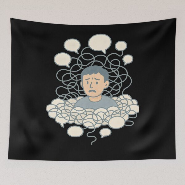 Item preview, Drowning in Thoughts designed and sold by Uglyandcute.