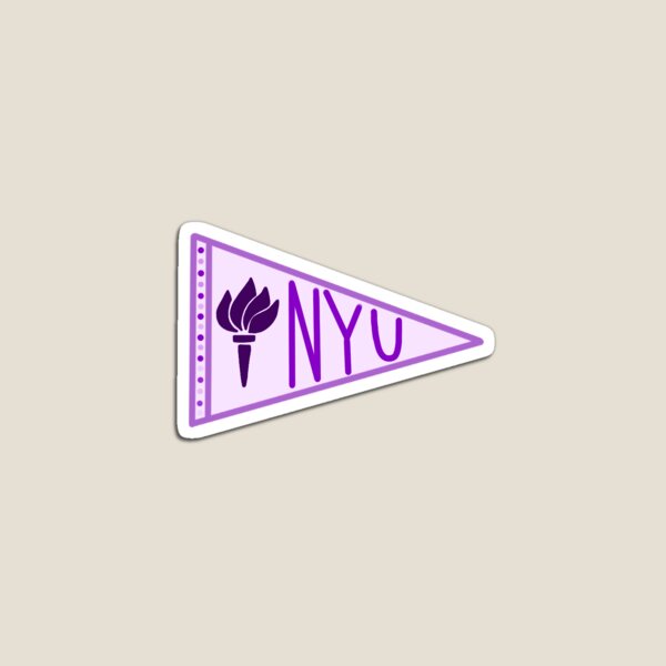 Item preview, nyu pennant flag designed and sold by arielle1811.