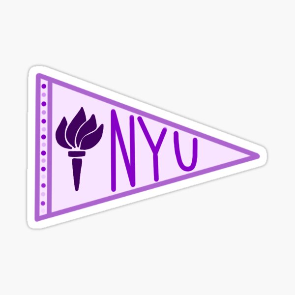 Item preview, nyu pennant flag designed and sold by arielle1811.
