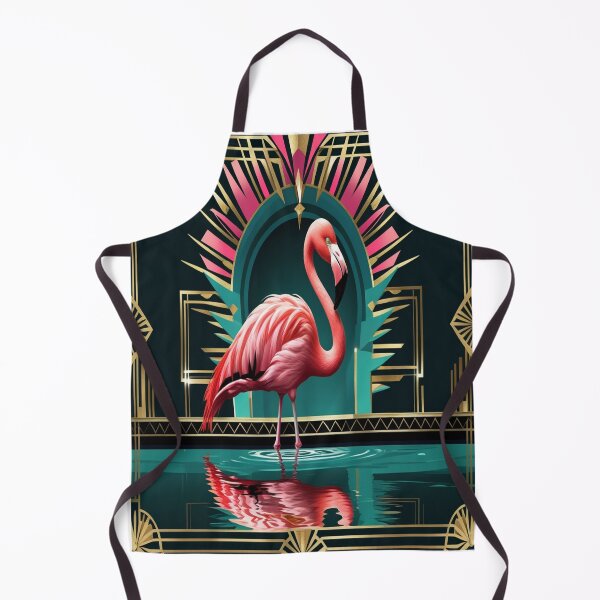 Item preview, Glamorous Flamingo Art Deco Design designed and sold by Max Store.