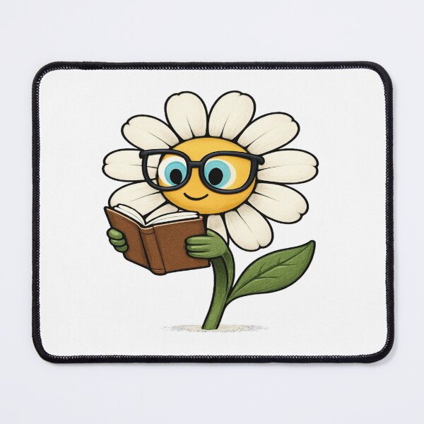 Item preview, Reading daisy flower designed and sold by YourFavBuddy.