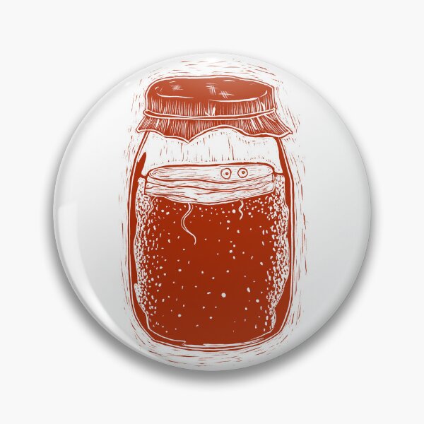 Item preview, Kombucha Scoby in a jar designed and sold by Caromite.