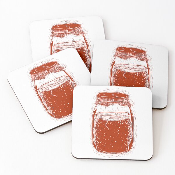 Item preview, Kombucha Scoby in a jar designed and sold by Caromite.