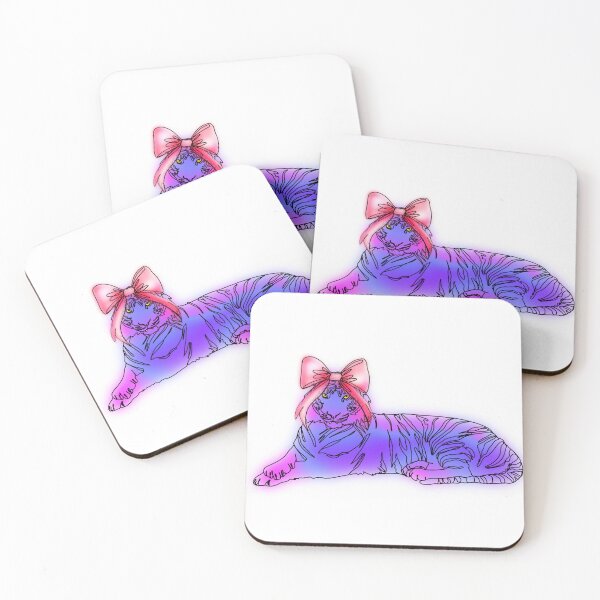 Item preview, Maple the Tiger the Sugarplum with pink Bow – animalzinhats designed and sold by Ashley’sAnimalz.