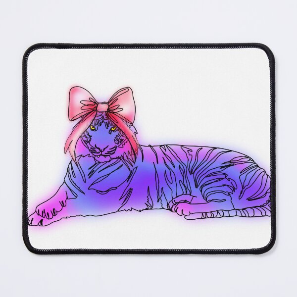 Item preview, Maple the Tiger the Sugarplum with pink Bow – animalzinhats designed and sold by Ashley’sAnimalz.