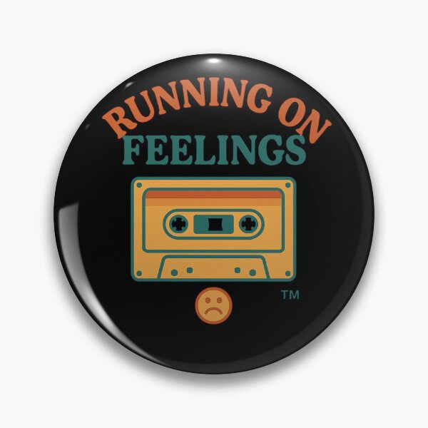 Item preview, Running on Feelings – Pastel Emotional Aesthetic Sticker designed and sold by Design_Your_Day.