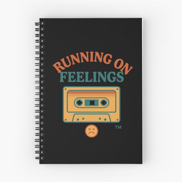 Item preview, Running on Feelings – Pastel Emotional Aesthetic Sticker designed and sold by Design_Your_Day.