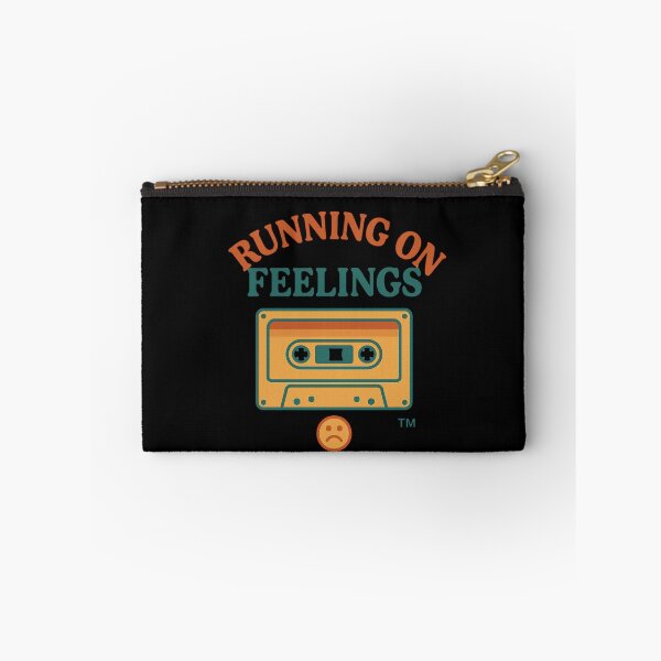 Item preview, Running on Feelings – Pastel Emotional Aesthetic Sticker designed and sold by Design_Your_Day.