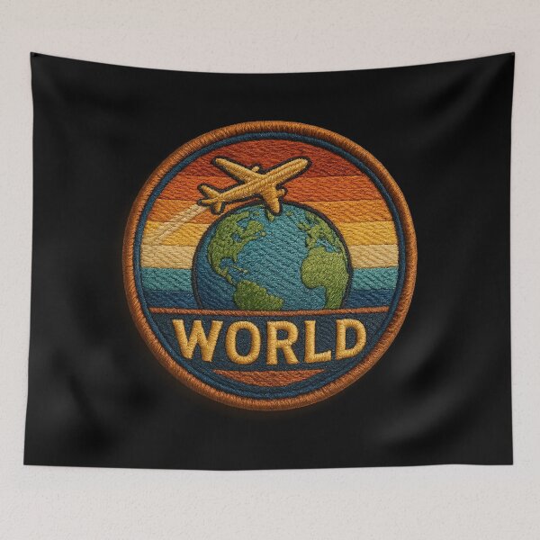 Item preview, World Travel – Globe & Sky designed and sold by Girih.